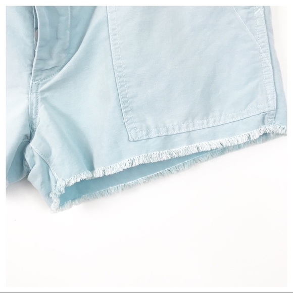 NWT Anthropologie AMO Army Linen Blend Shorts Size‎ 32 - Picture 8 of 12